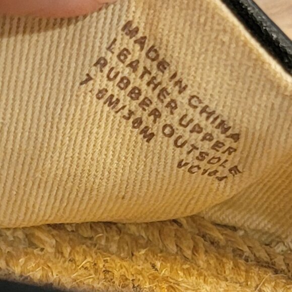 Michael Kors Lola Leather Floral Slip On Espadrille Flats, Black/White & Jute - Picture 14 of 14